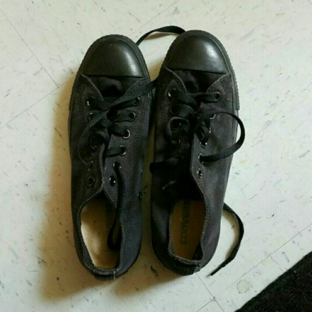 All star black converse