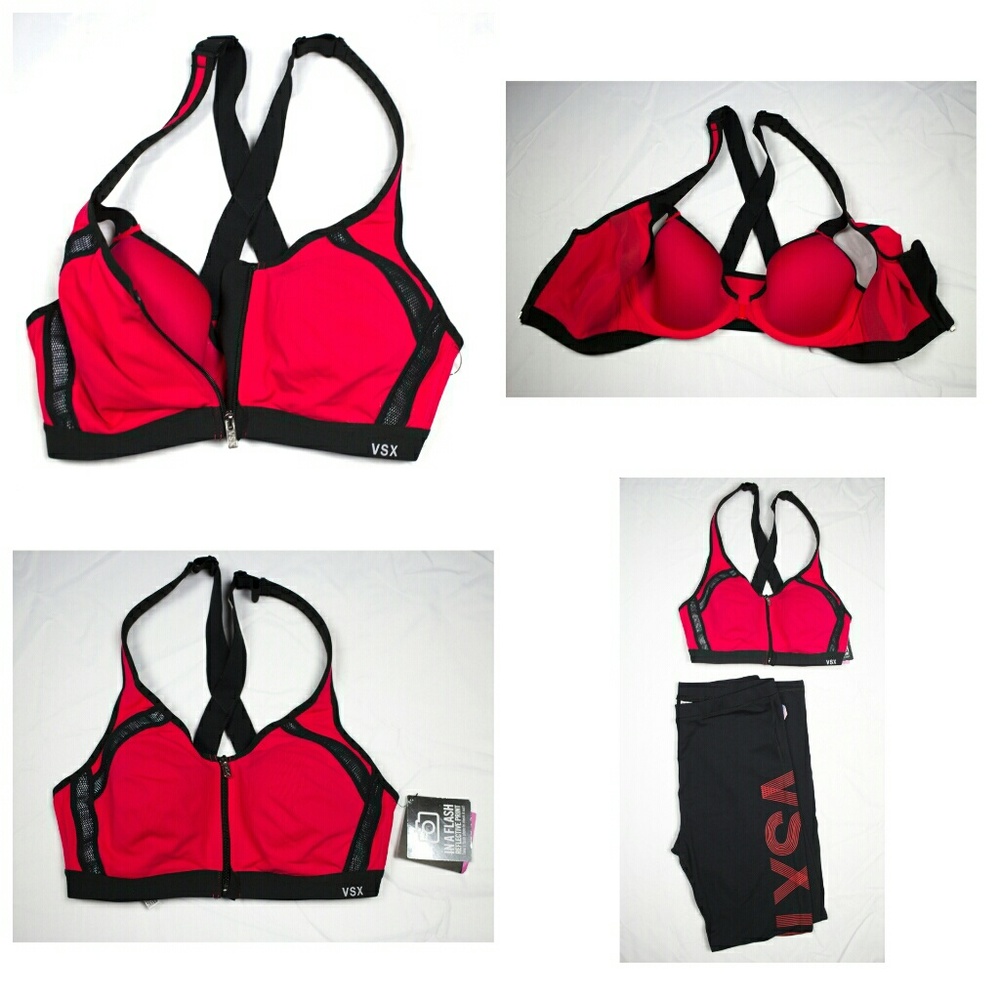 Victoria's Secret Front Close Sport Bra NWT