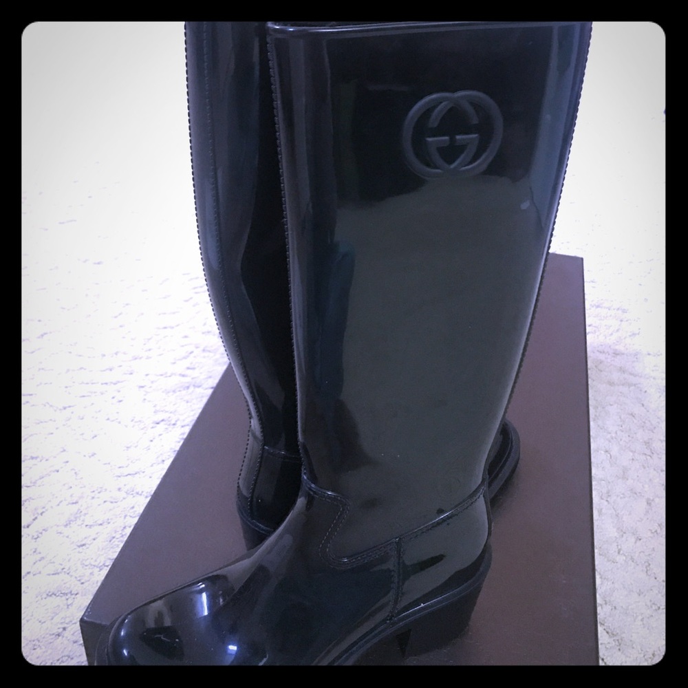 ❌SOLD New Gucci Rain Boots size 36