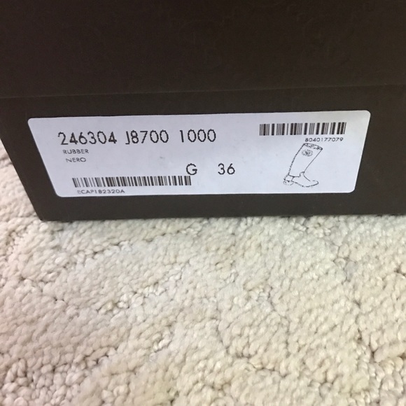 ❌SOLD New Gucci Rain Boots size 36 - Picture 2 of 4