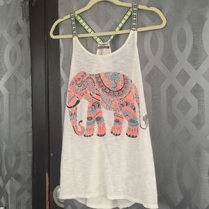 Colorful Boho Elephant top
