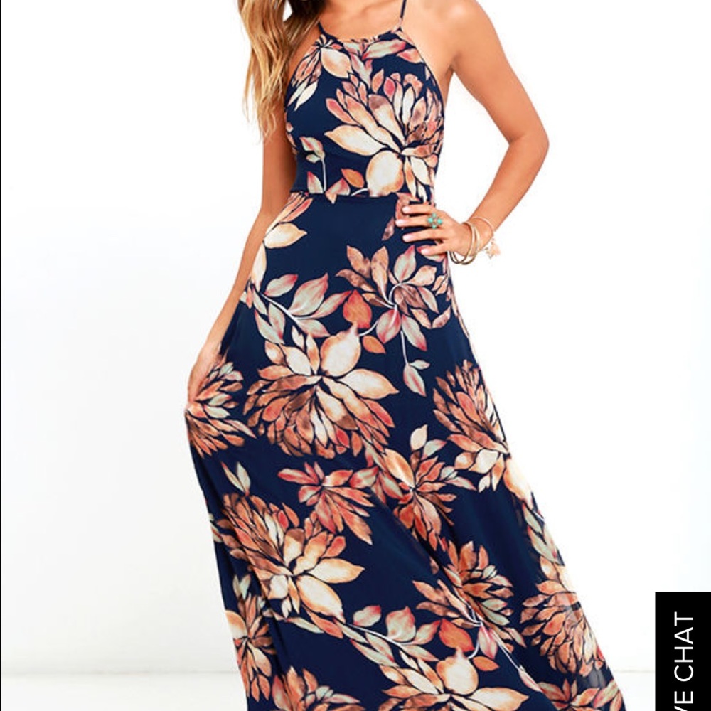 Lulus Floral Maxi Dress