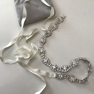 Jeweled headband piece
