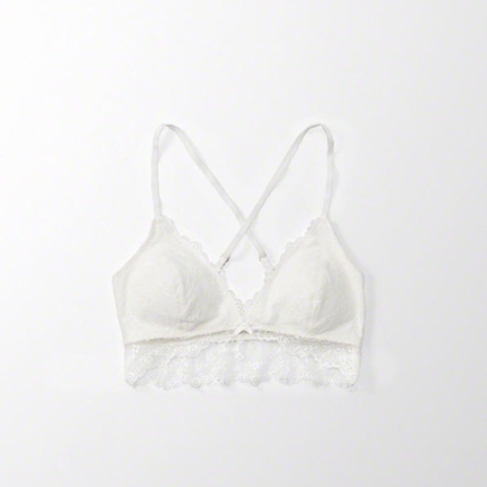 Abercrombie and Fitch Scallop Bralette