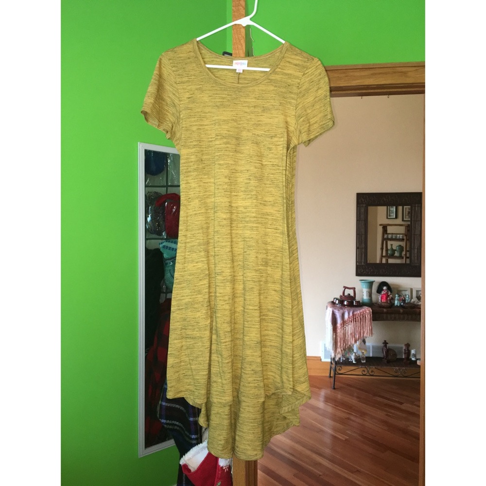 XXS Heathered Mustard Yellow Carly
