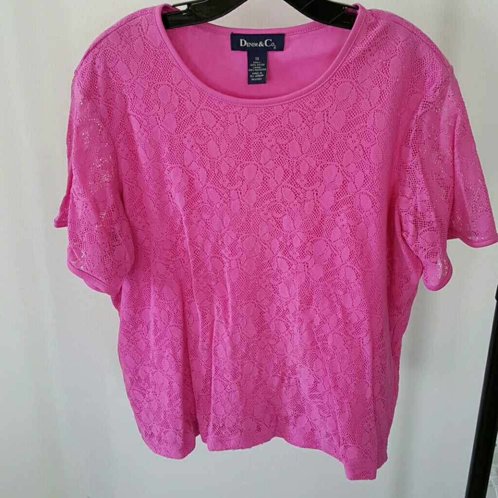 Pink Lace Top!