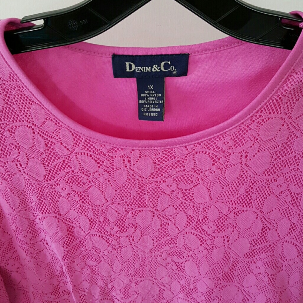 Pink Lace Top! - Picture 2 of 4