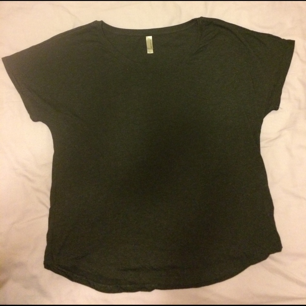 Charcoal Dolman Top