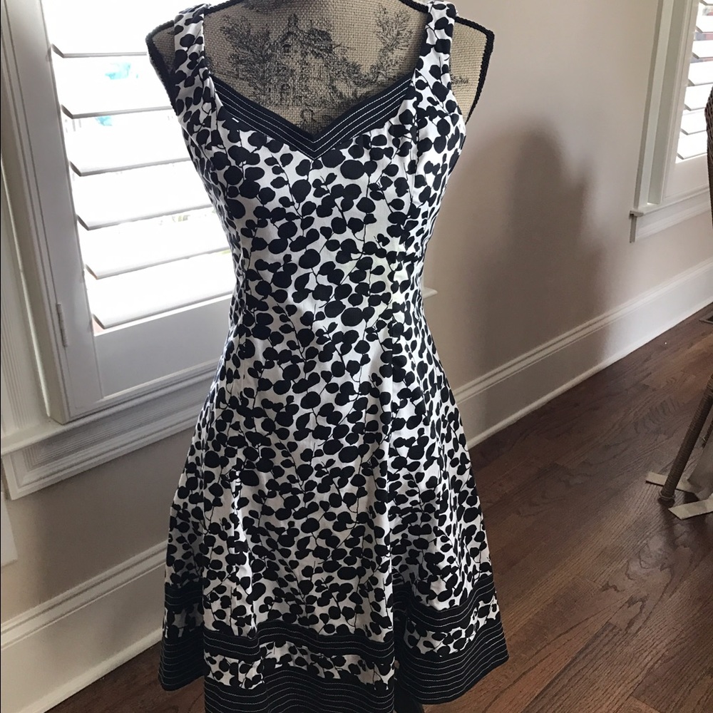 Nine West Black and White Dress