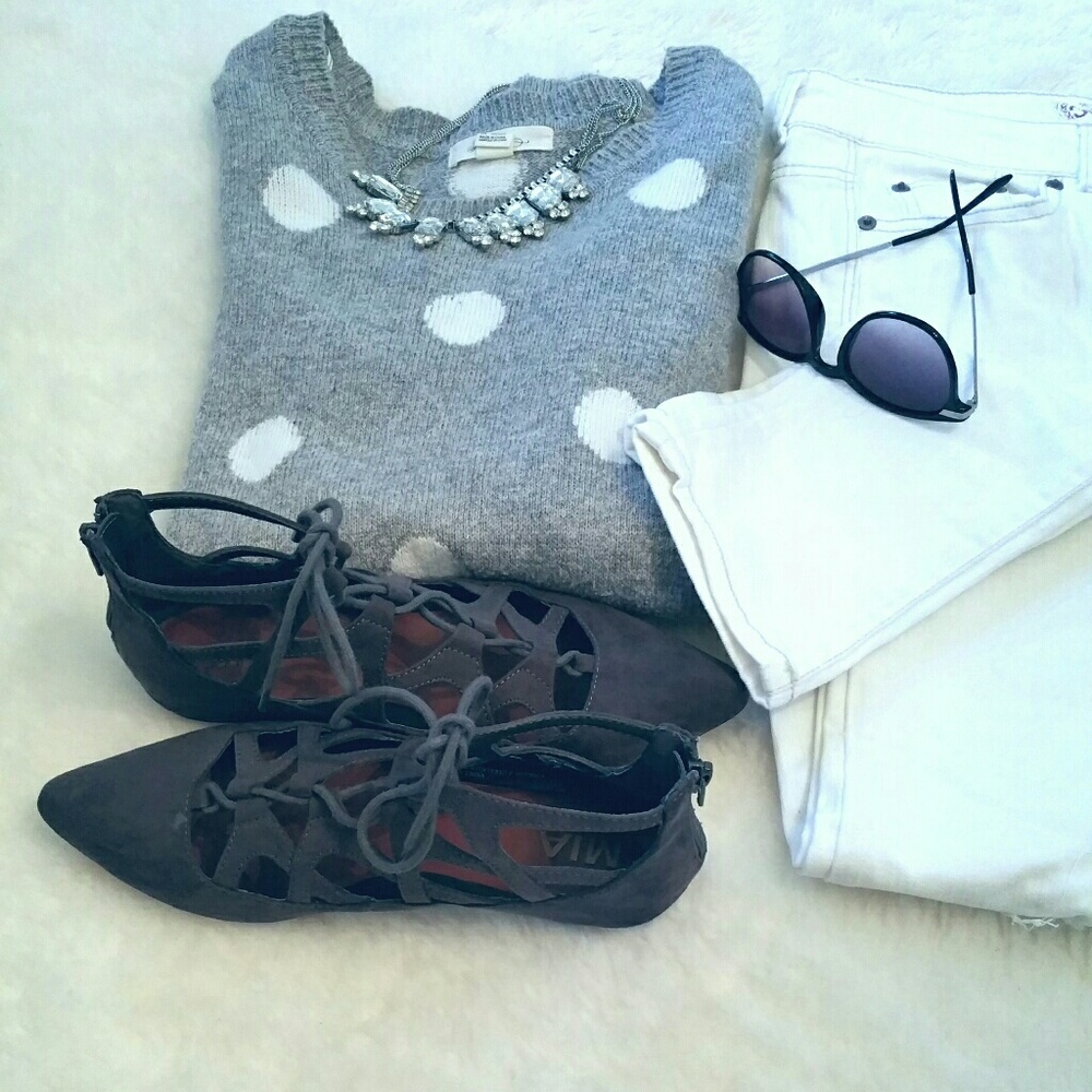 Forever 21 Polka Dot Sweater