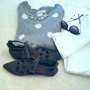 Forever 21 Polka Dot Sweater