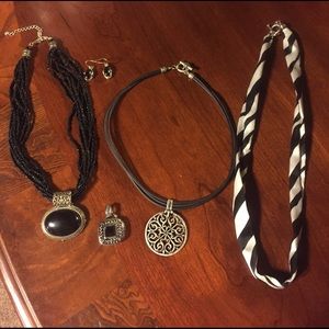 Black jewelry bundle