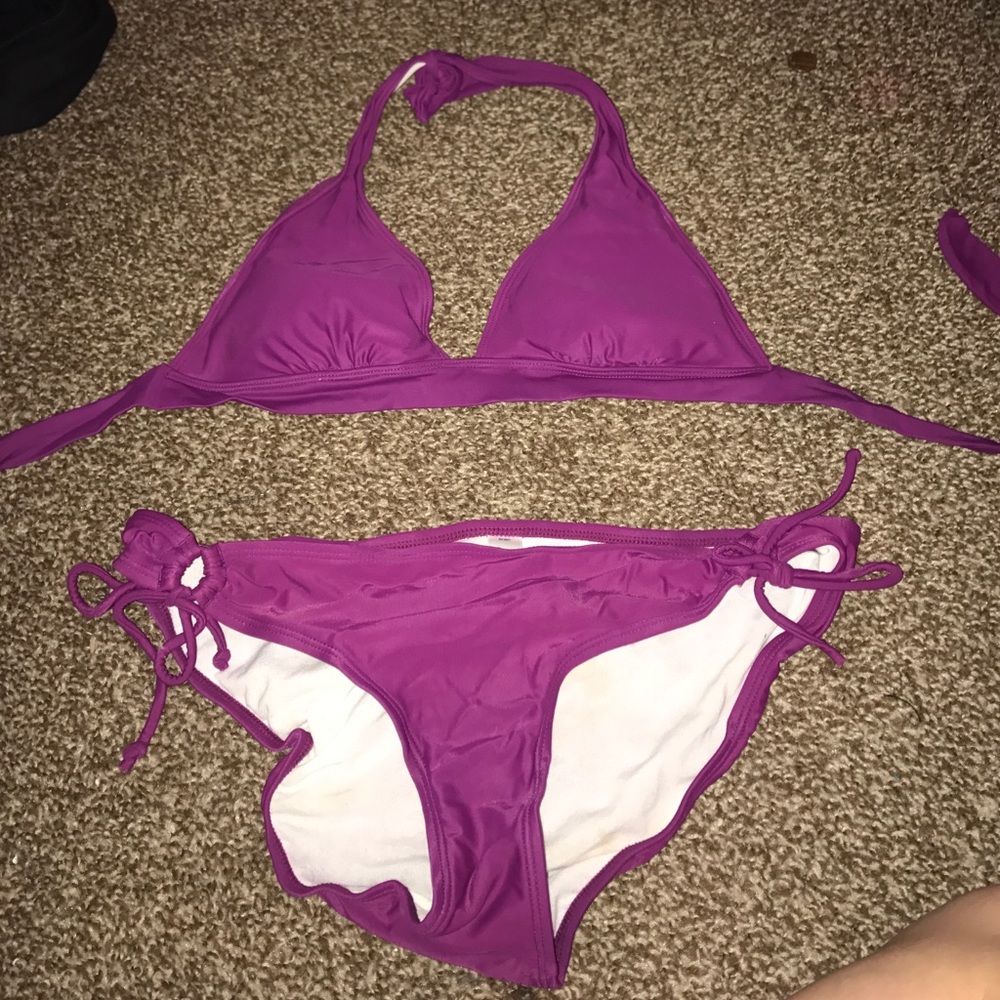 Maroon bikini