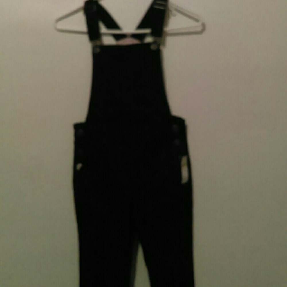 Girls Black Gap Overall