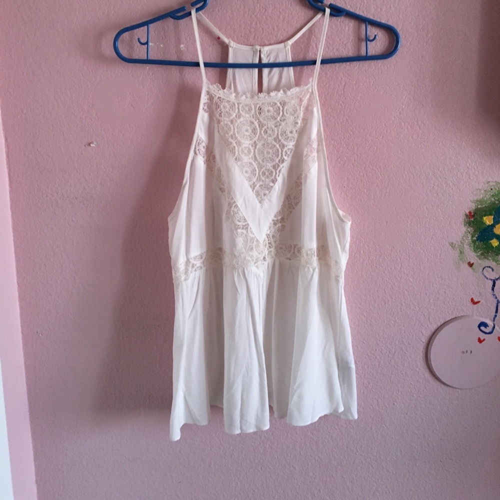 Lace detail blouse