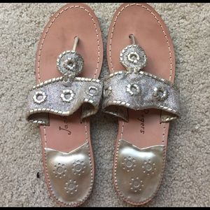 Sparkly Neutral Jack Rogers!