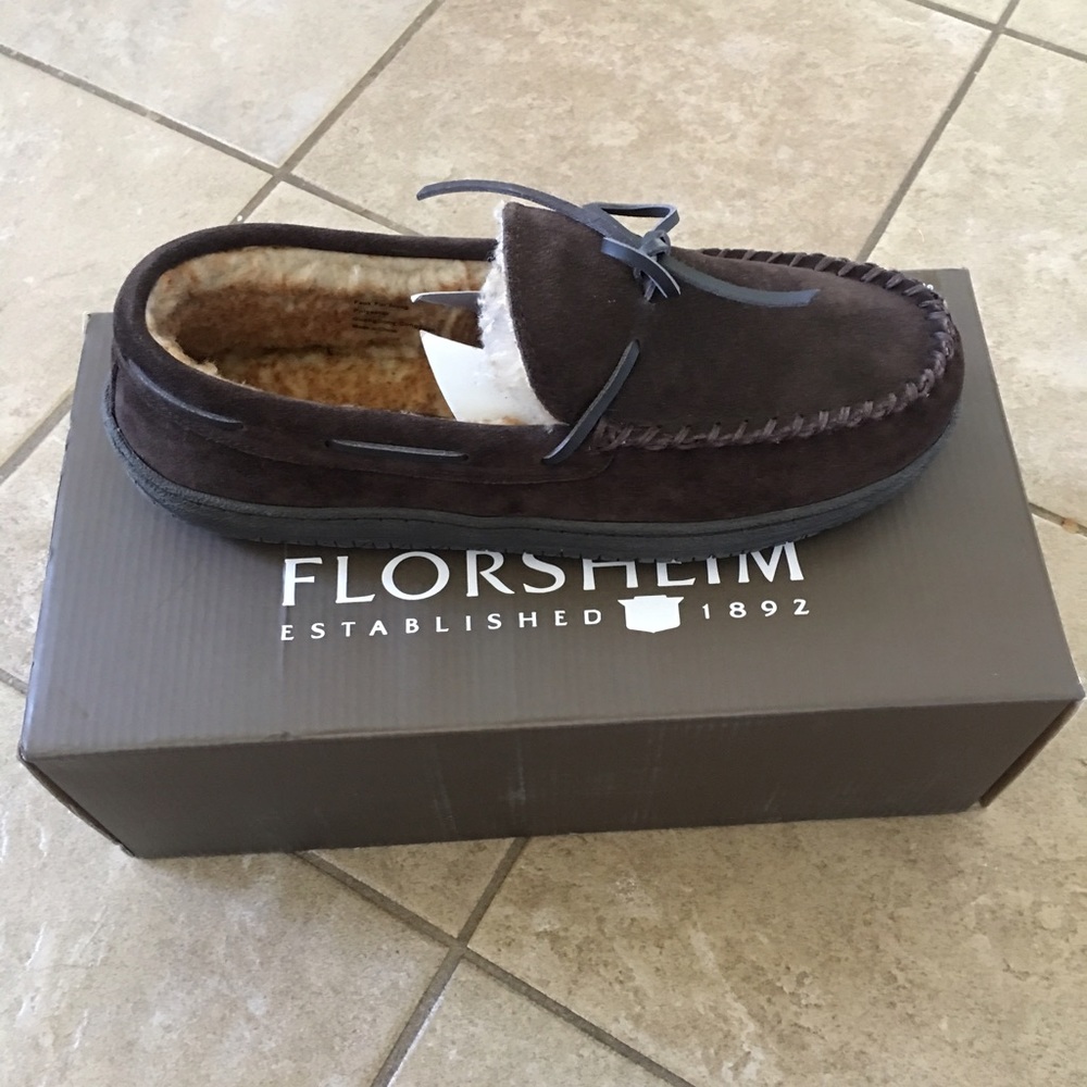Florsheim Men's Suede Slippers 8