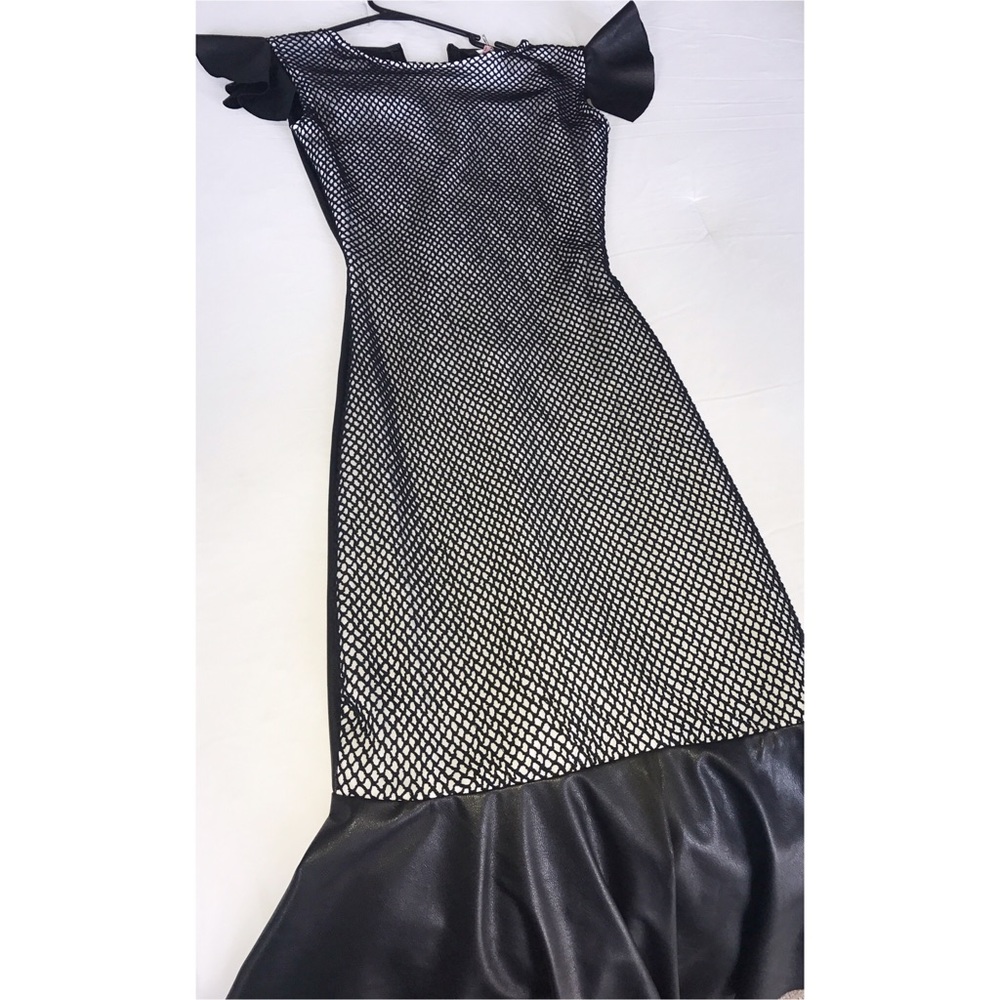 Custom Black Netted Dress