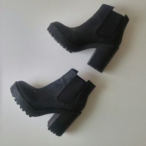 H&M Black Platform Boots