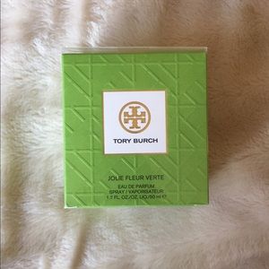 Tory Burch Jolie Fleur Verte NEW IN BOX