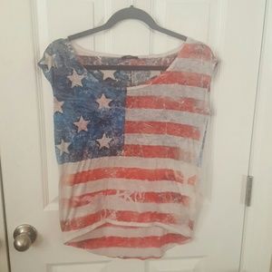 American flag shirt