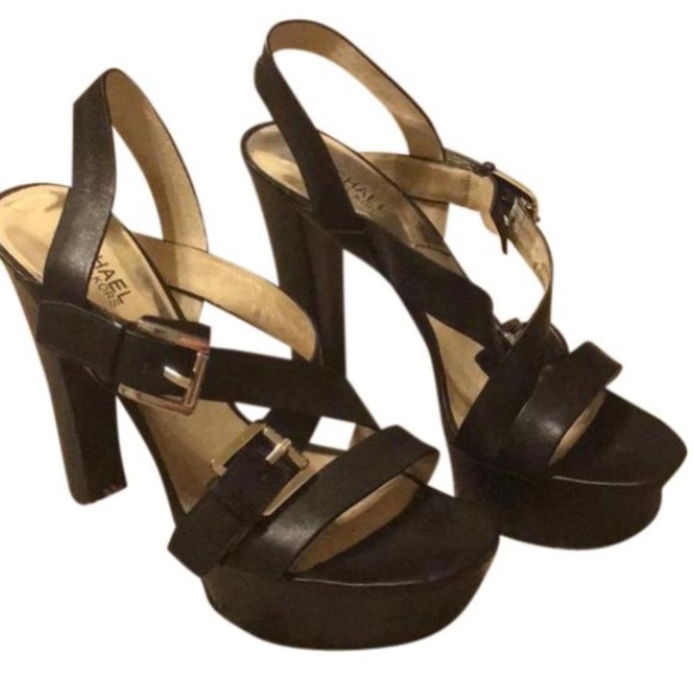 Michael Kors Platform Buckle Heels