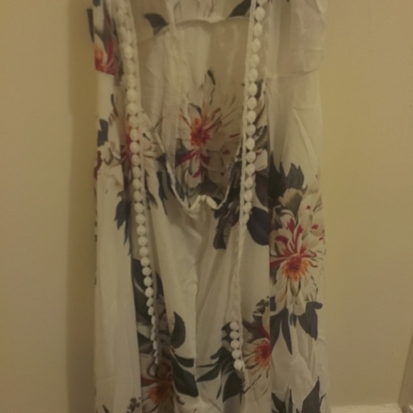 *LAST ONE* Sheer Floral Maxi Dress - Picture 7 of 7