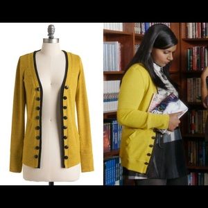 Modcloth fine and dandelion cardigan size M
