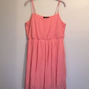 Flowy Pink Spring and Summer Dress