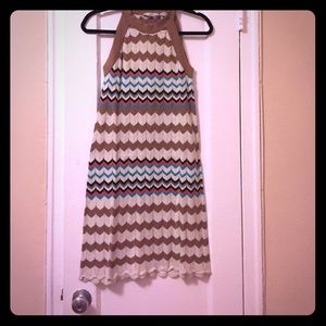 Cotton knit autumn cashmere dress