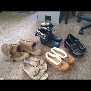 Assorted shoes and boots