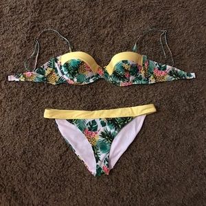 tropical bikini set