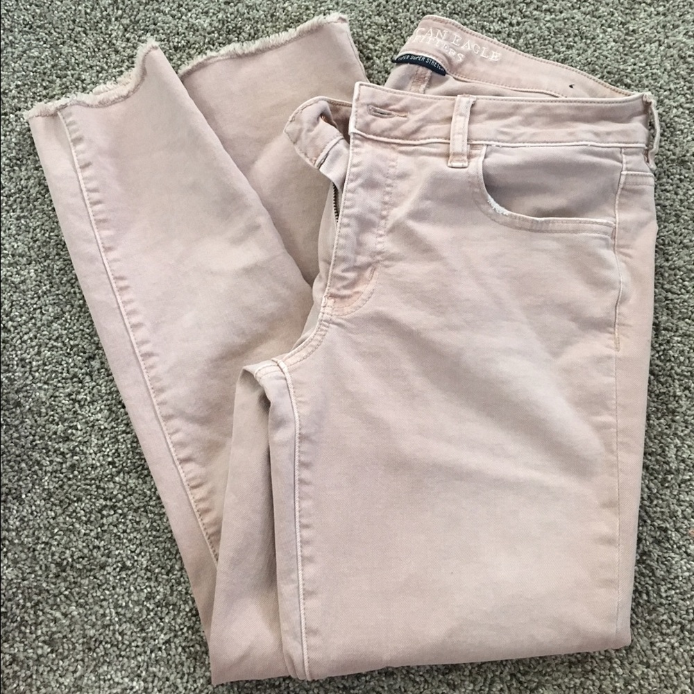 American Eagle Crop Leg Soft Jeans