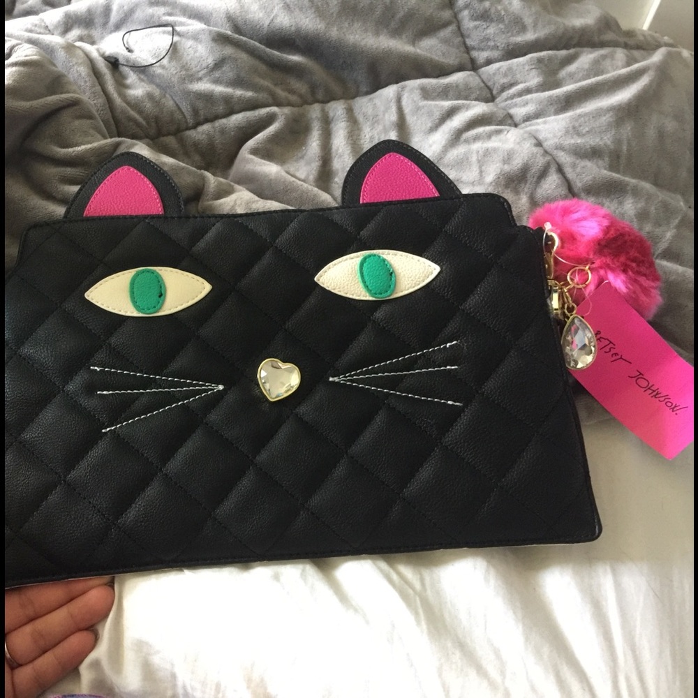 Betsey Johnson Kitty Wristlet