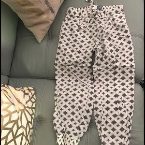 Very cool and chic jogger pants.