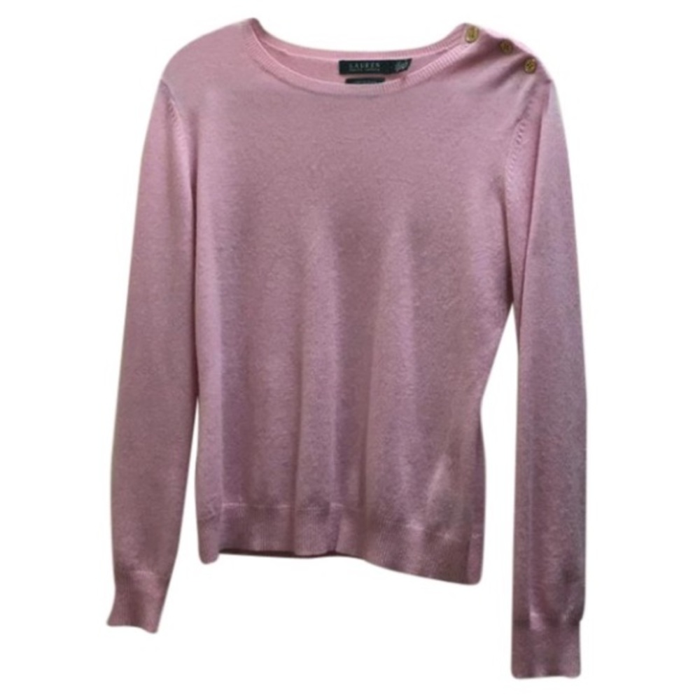 Lauren Ralph Lauren 100% Cashmere Crew Sweater
