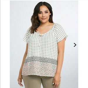 Torrid floral Blouse