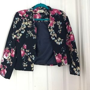 Floral blazer