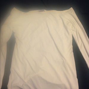 Off shoulder long sleeve