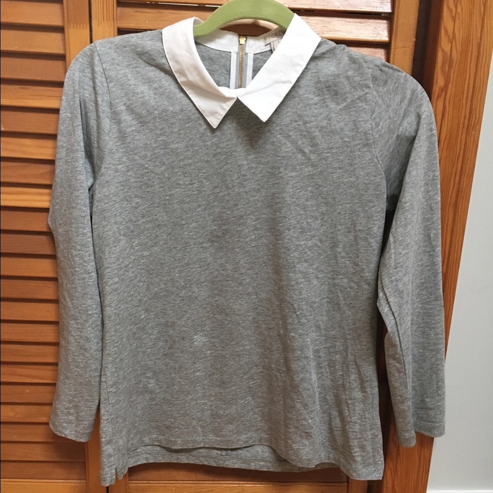 NWT J Crew Shirt-collar T-shirt-SMALL