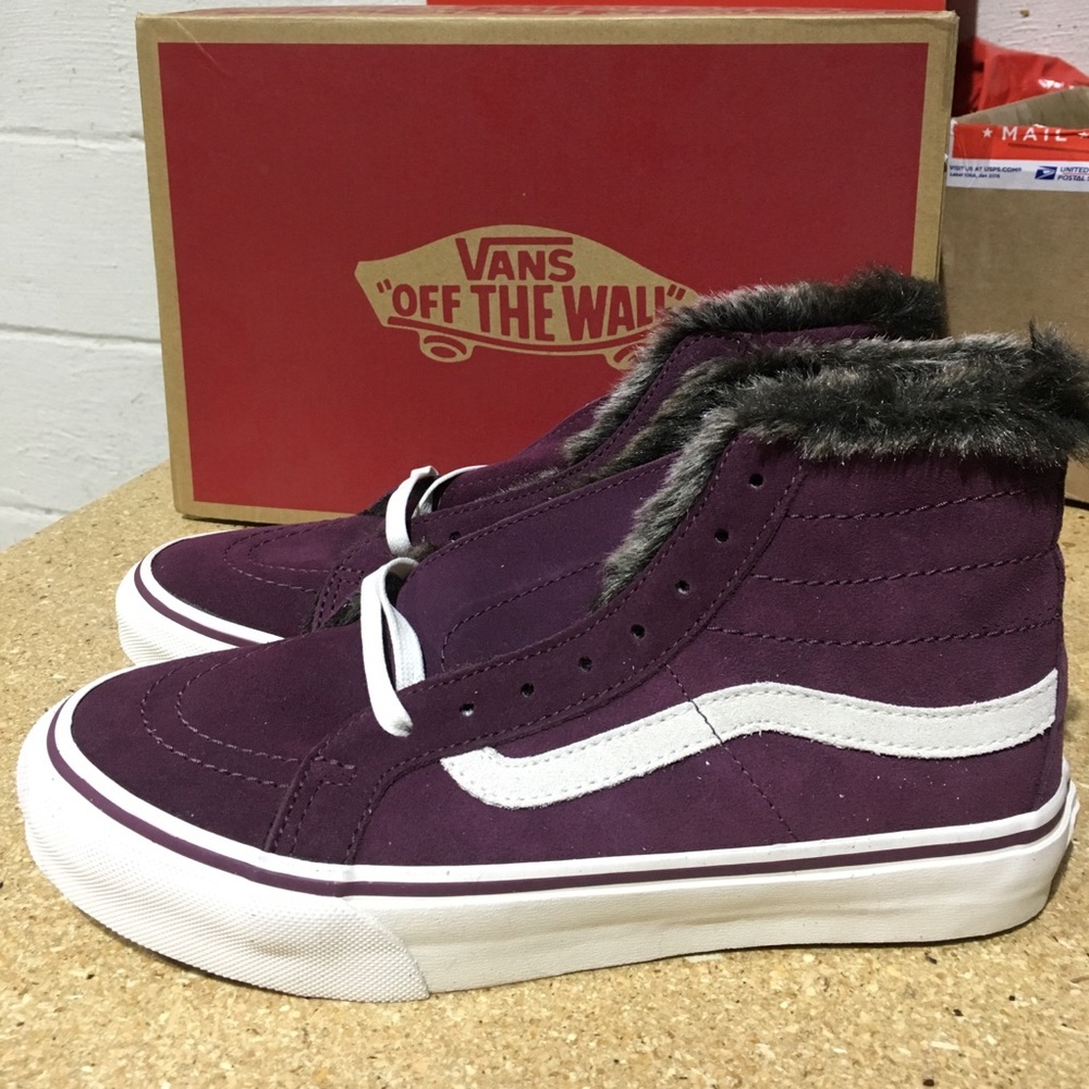 Vans Fur-lined Sk8-hi Slim Sneakers