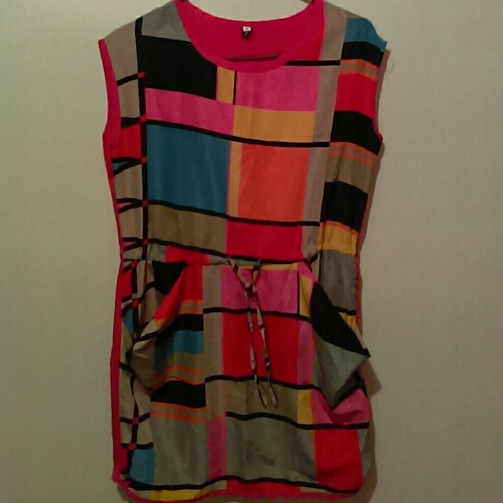 Ladies Multicolored Dress