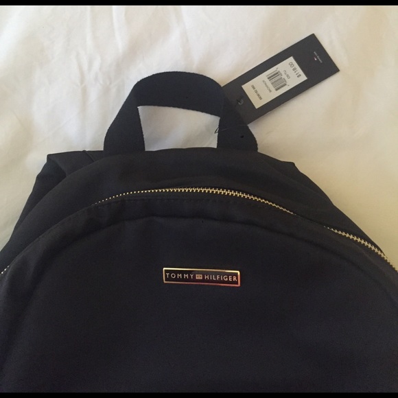 Black Tommy Hilfiger Backpack