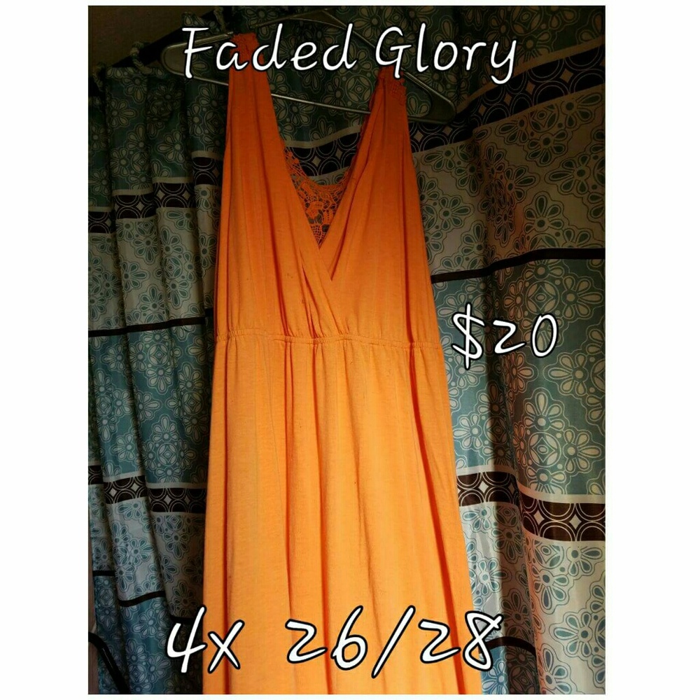 faded glory hi low dress