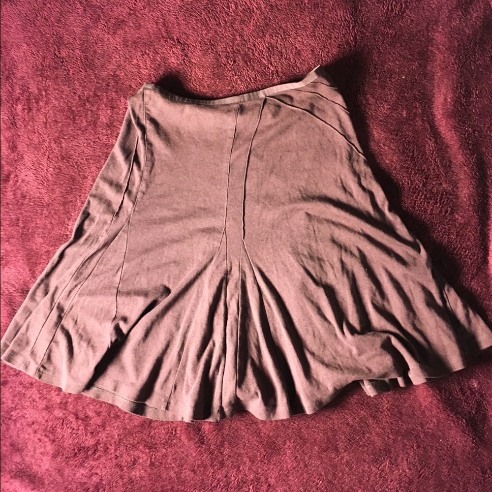 XS burgundy circle skirt