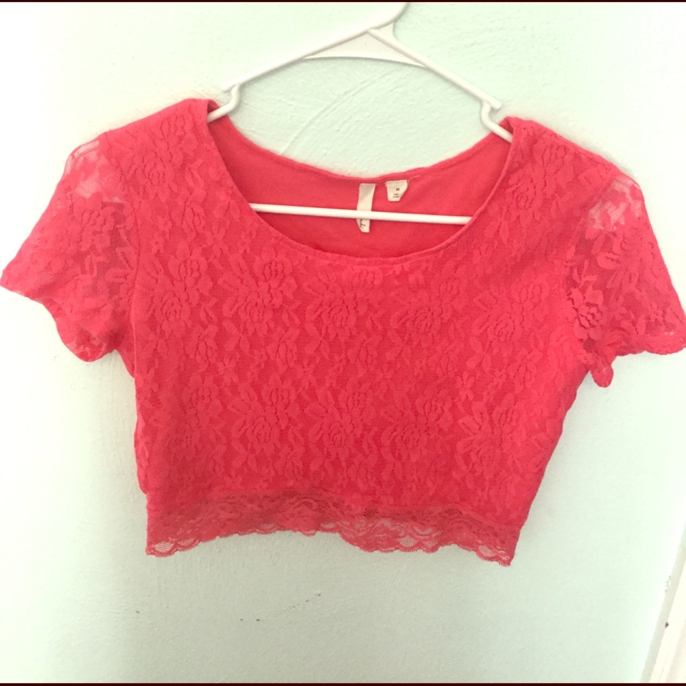 Nordstrom Floral Crop Top