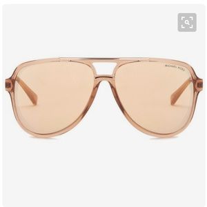MUST GO NWT ROSEGOLD MICHAEL KORS PILOT SUNGLASSES