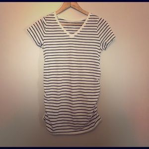 Striped maternity tee