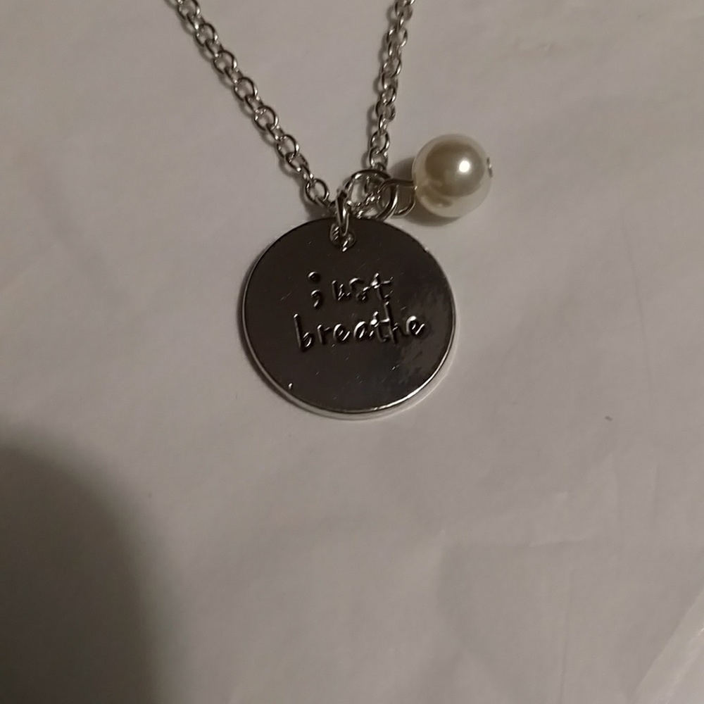 Semicolon necklace just breathe - Picture 5 of 7