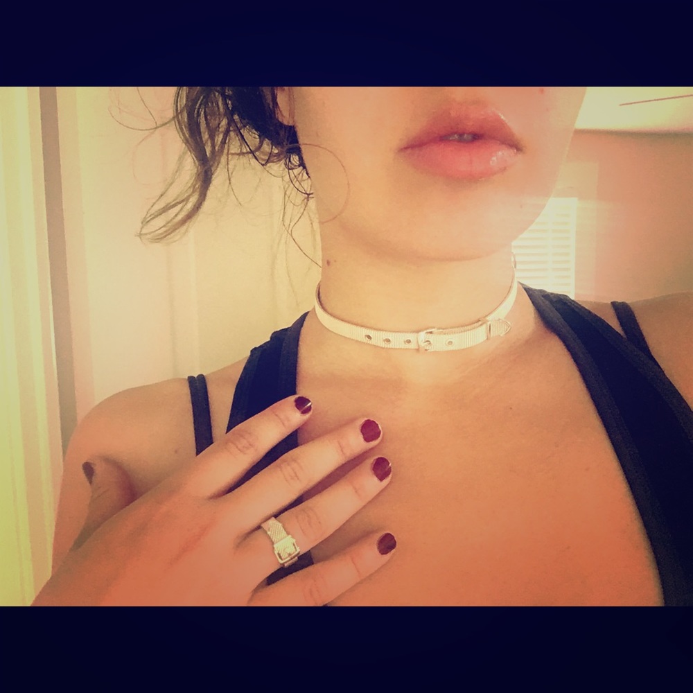Tiffany matching set ring and choker